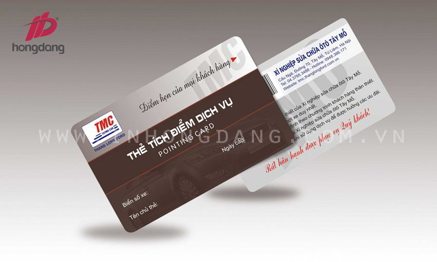 Dịch vụ in thẻ tích điểm giá rẻ - chuyên nghiệp - uy tín tại Hà Nội