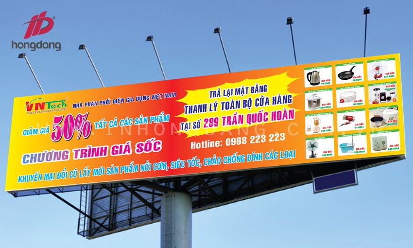 In biển quảng cáo giá rẻ - chuyên nghiệp - uy tín tại Hà Nội