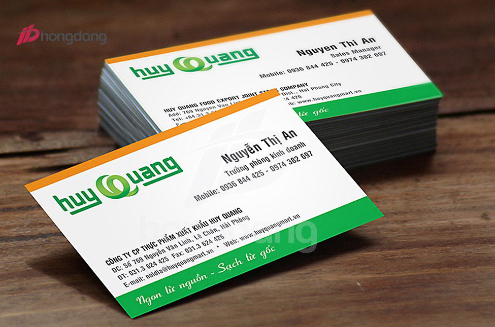 Thiết kế card visit đẹp - ấn tượng cho các doanh nghiệp