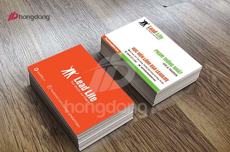 Một số lưu ý khi thiết kế card visit