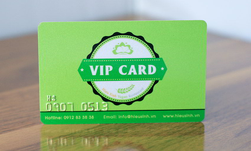 Những lưu ý trong vấn đề dập nổi chữ trên thẻ nhựa