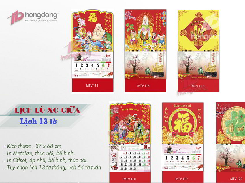 Thiết kế lịch tết 2018: Người Việt ngày càng kén chọn