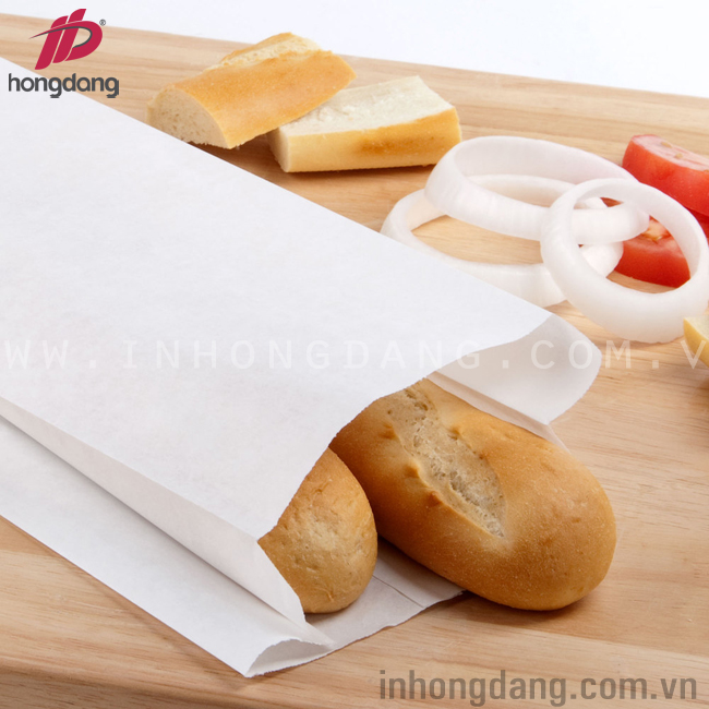 Mẫu túi giấy đựng bánh mỳ