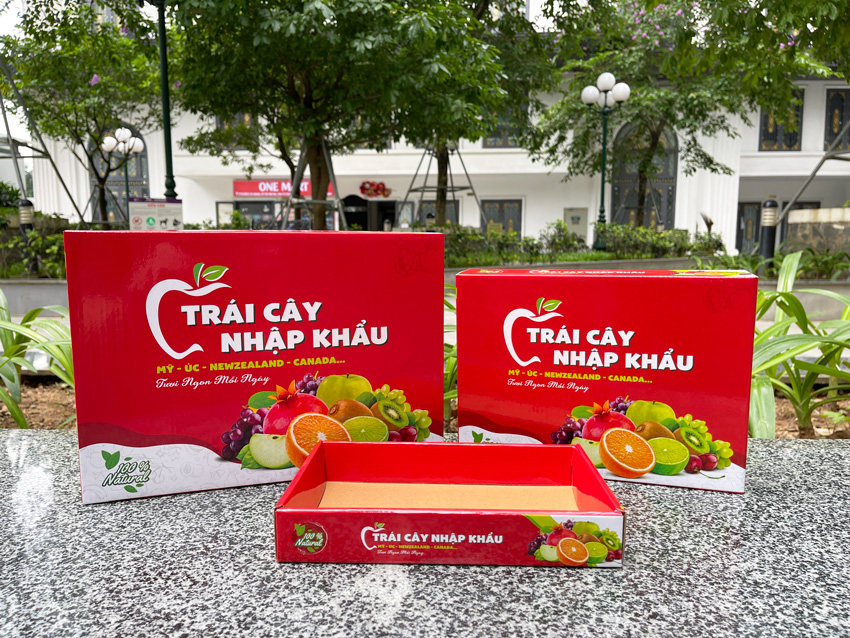 khay trái cây