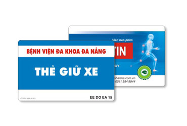 in thẻ giữ xe