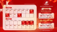 Hình ảnh cho bài viết THÔNG BÁO LỊCH NGHỈ LỄ GIỖ TỔ HÙNG VƯƠNG & 30/4 – 1/5/2026