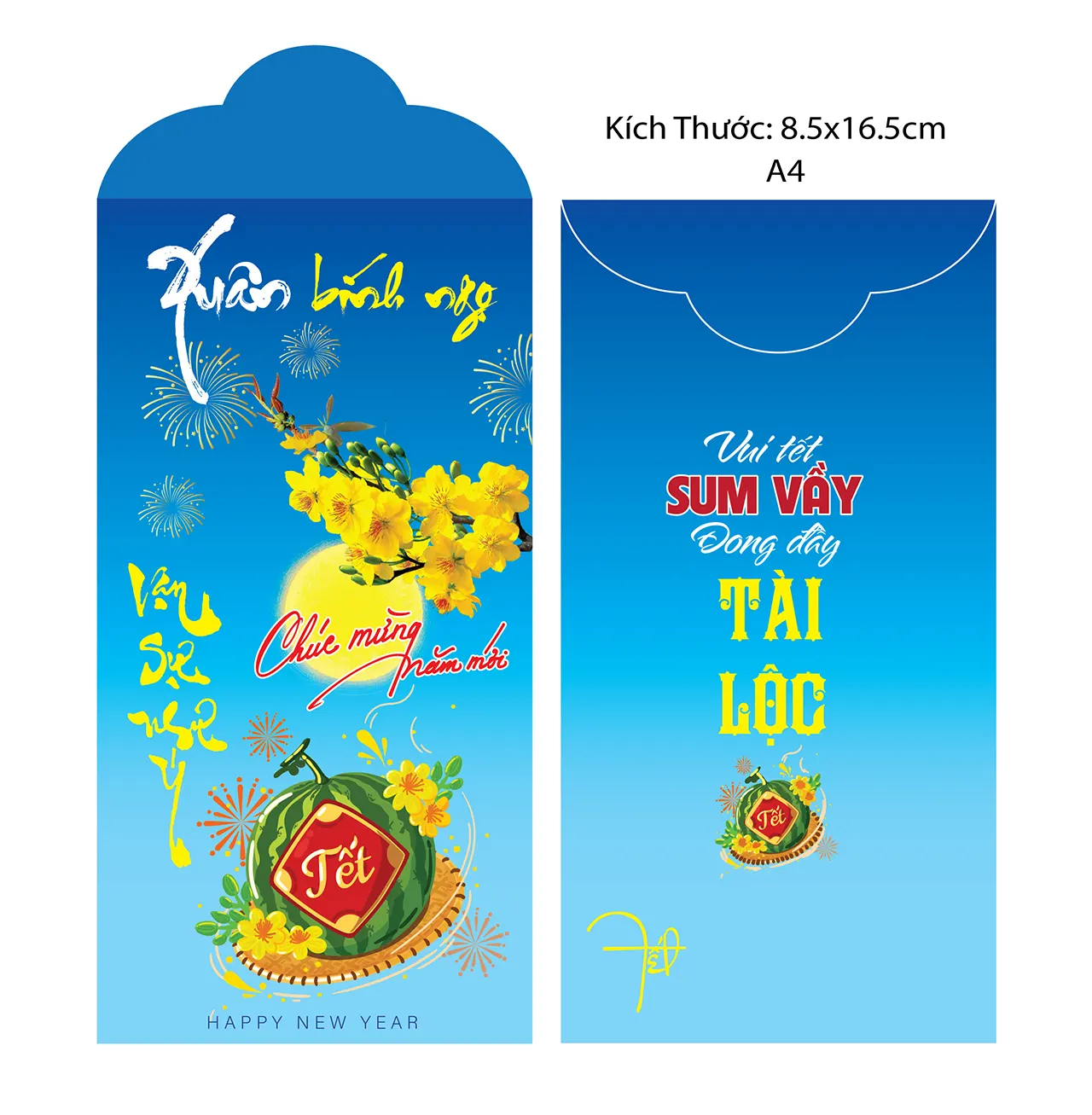 Mẫu bao lì xì Tết độc đáo, ý nghĩa