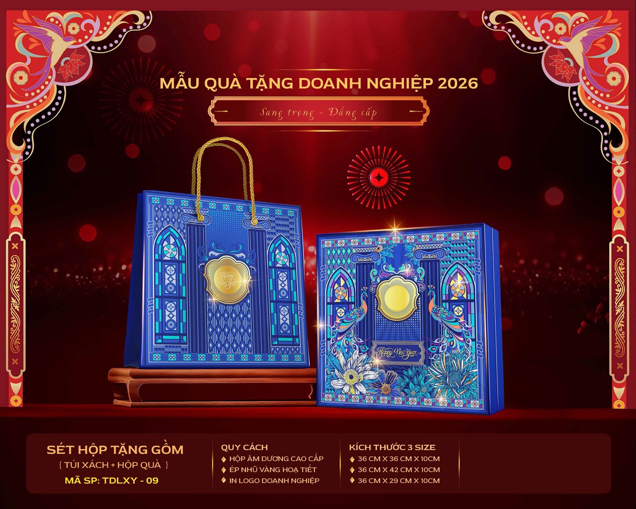 In hộp quà Tết cao cấp cho doanh nghiệp 2026