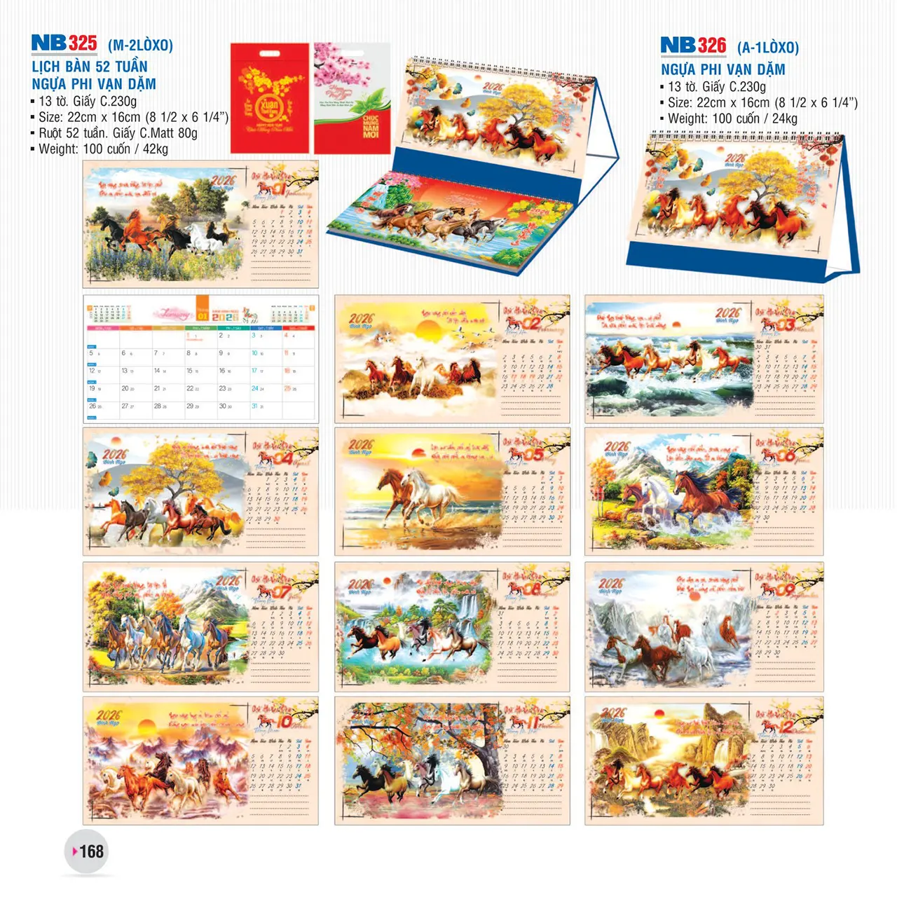 Dịch vụ in lịch bàn phôi sẵn NB giao hàng toàn quốc